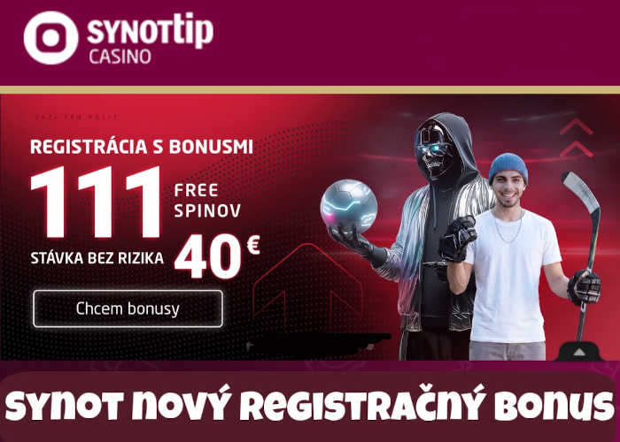 Synot Tip casino bonus nový