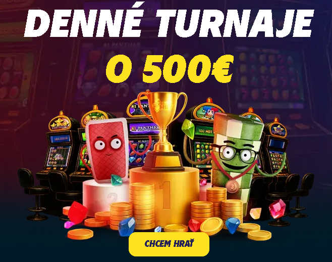 Hrajte Denné turnaje v Sazka Hry Casino