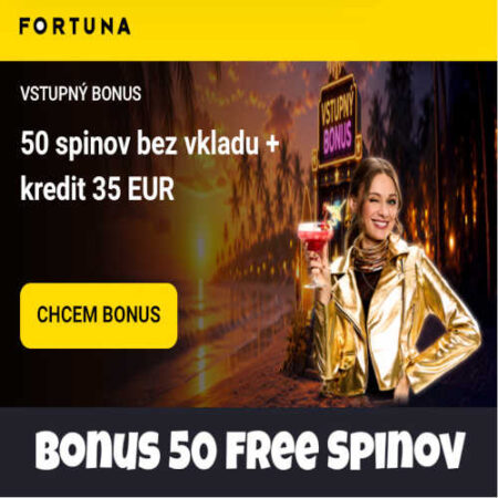 Fortuna Casino 50 Free Spinov Bez Vkladu